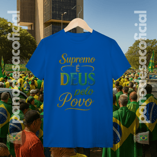 Nome do produto Camiseta SUPREMO É DEUS Unissex