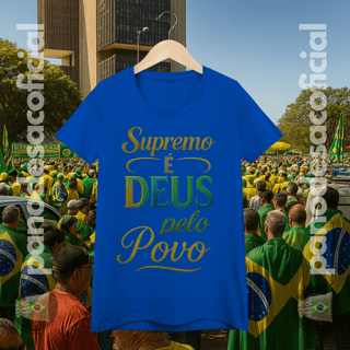 Nome do produto Camiseta SUPREMO É DEUS Baby Long