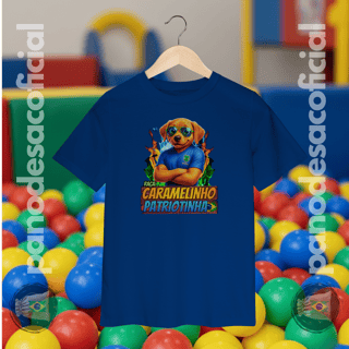 Nome do produto Camiseta Infantil CARAMELINHO PATRIOTINHA (2 a 8 anos)