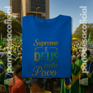 Nome do produto Camiseta SUPREMO É DEUS Unissex
