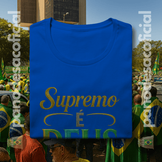 Nome do produto Camiseta SUPREMO É DEUS Baby Long