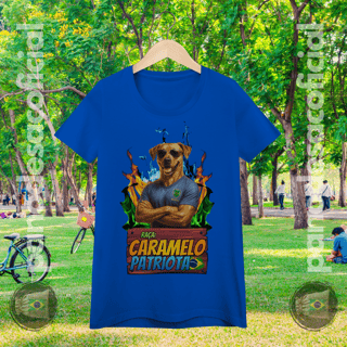 Nome do produto Camiseta CARAMELO PATRIOTA Baby Long
