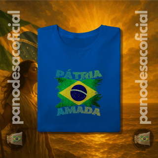 Nome do produto Camiseta PÁTRIA AMADA Unissex