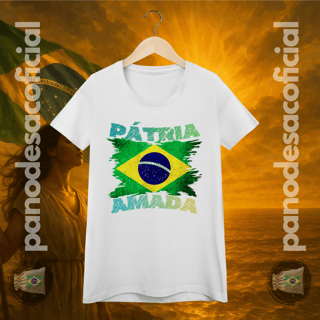 Nome do produto Camiseta PÁTRIA AMADA Baby Long