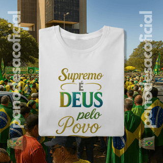 Nome do produto Camiseta SUPREMO É DEUS Unissex
