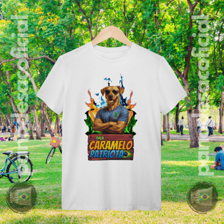 Nome do produto Camiseta CARAMELO PATRIOTA Unissex