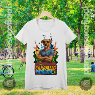 Nome do produto Camiseta CARAMELO PATRIOTA Baby Long
