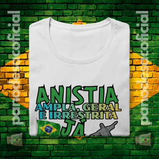 Nome do produto Camiseta ANISTIA JÁ Baby Long