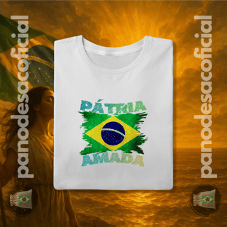 Nome do produto Camiseta PÁTRIA AMADA Unissex