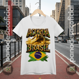 Nome do produto Camiseta ACORDA BRASIL, O GIGANTE ACORDOU Baby Long