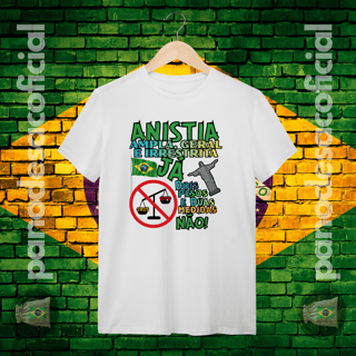 Nome do produto Camiseta ANISTIA JÁ Unissex