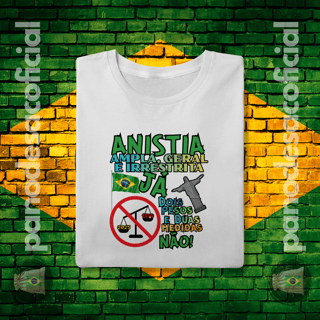 Nome do produto Camiseta ANISTIA JÁ Unissex