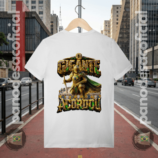 Nome do produto Camiseta ACORDA BRASIL, O GIGANTE ACORDOU Unissex