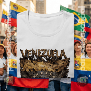 Nome do produto Camiseta VENEZUELA LIBRE Baby Long