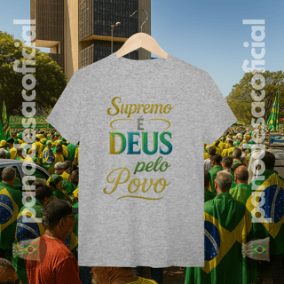 Nome do produto Camiseta SUPREMO É DEUS Unissex