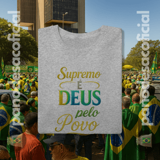 Nome do produto Camiseta SUPREMO É DEUS Unissex