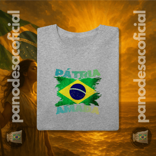 Nome do produto Camiseta PÁTRIA AMADA Unissex
