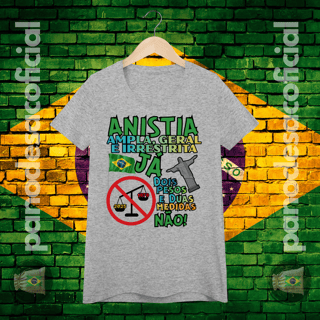 Nome do produto Camiseta ANISTIA JÁ Baby Long