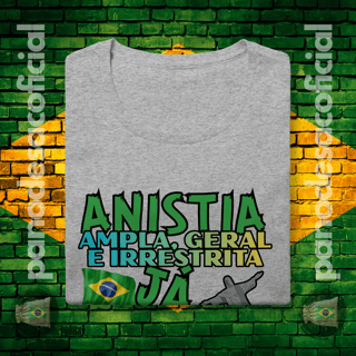 Nome do produto Camiseta ANISTIA JÁ Baby Long