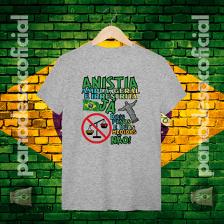 Nome do produto Camiseta ANISTIA JÁ Unissex
