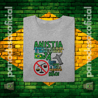 Nome do produto Camiseta ANISTIA JÁ Unissex
