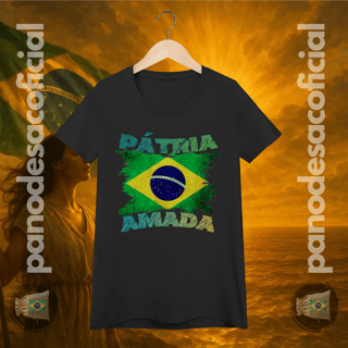 Nome do produto Camiseta PÁTRIA AMADA Baby Long