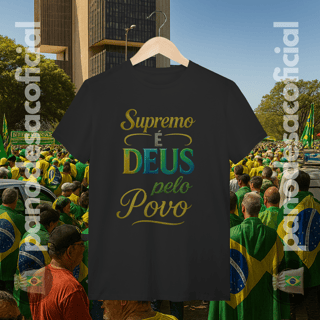 Nome do produto Camiseta SUPREMO É DEUS Unissex