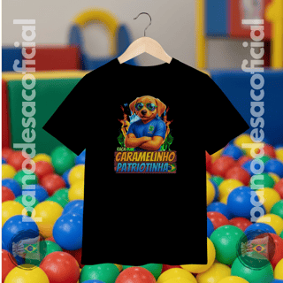 Nome do produto Camiseta Infantil CARAMELINHO PATRIOTINHA (2 a 8 anos)