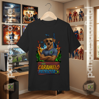 Nome do produto Camiseta Teen CARAMELO PATRIOTA (10 a 14 anos)