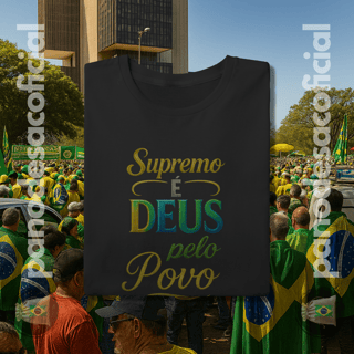 Nome do produto Camiseta SUPREMO É DEUS Unissex