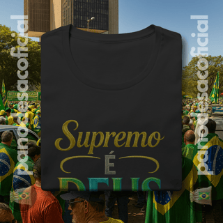 Nome do produto Camiseta SUPREMO É DEUS Baby Long