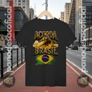 Nome do produto Camiseta ACORDA BRASIL, O GIGANTE ACORDOU Unissex