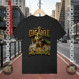 Nome do produto Camiseta ACORDA BRASIL, O GIGANTE ACORDOU Unissex