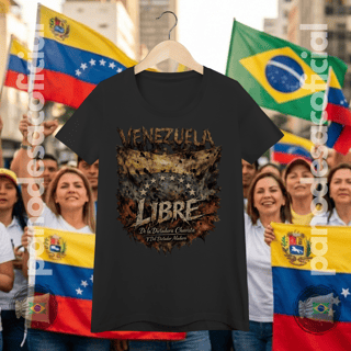 Nome do produto Camiseta VENEZUELA LIBRE Baby Long