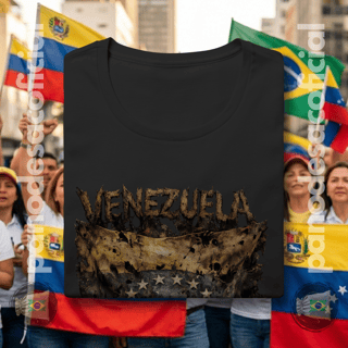 Nome do produto Camiseta VENEZUELA LIBRE Baby Long