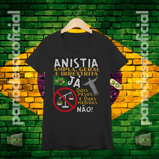 Nome do produto Camiseta ANISTIA JÁ Baby Long