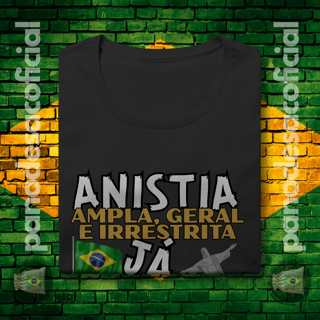 Nome do produto Camiseta ANISTIA JÁ Baby Long
