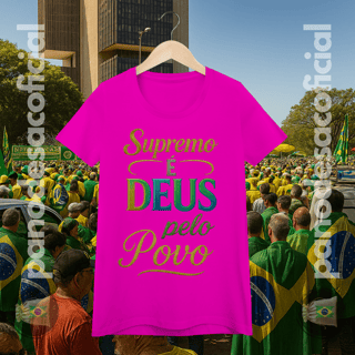 Nome do produto Camiseta SUPREMO É DEUS Baby Long