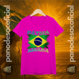 Nome do produto Camiseta PÁTRIA AMADA Baby Long