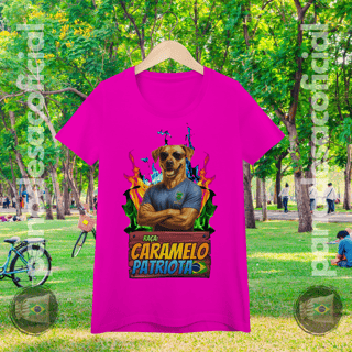 Nome do produto Camiseta CARAMELO PATRIOTA Baby Long