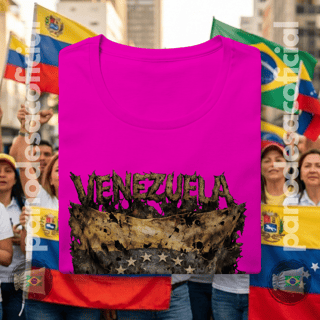 Nome do produto Camiseta VENEZUELA LIBRE Baby Long