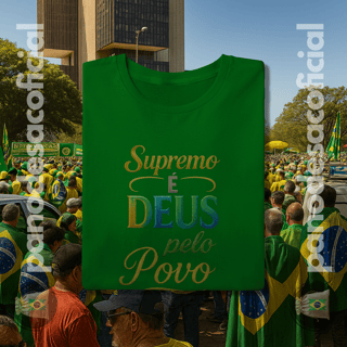 Nome do produto Camiseta SUPREMO É DEUS Unissex
