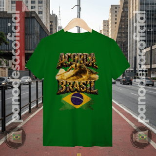 Nome do produto Camiseta ACORDA BRASIL, O GIGANTE ACORDOU Unissex