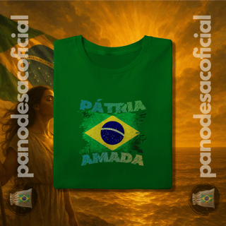 Nome do produto Camiseta PÁTRIA AMADA Unissex