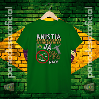 Nome do produto Camiseta ANISTIA JÁ Unissex