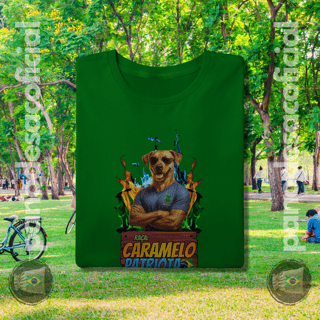 Nome do produto Camiseta CARAMELO PATRIOTA Unissex