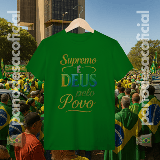 Nome do produto Camiseta SUPREMO É DEUS Unissex