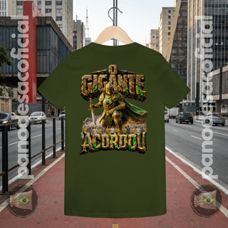 Nome do produto Camiseta ACORDA BRASIL, O GIGANTE ACORDOU Baby Long