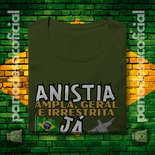 Nome do produto Camiseta ANISTIA JÁ Baby Long