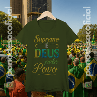 Nome do produto Camiseta SUPREMO É DEUS Baby Long